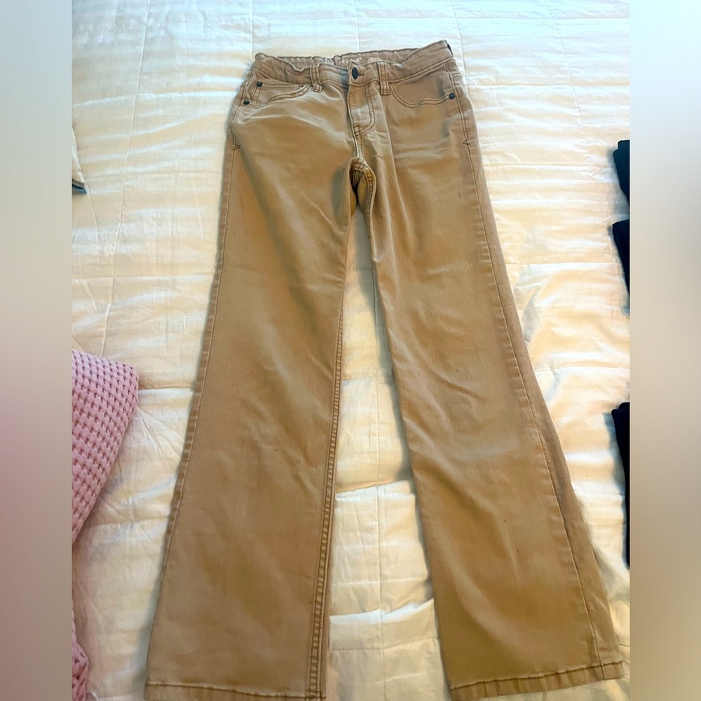 Tan jeans size 14
